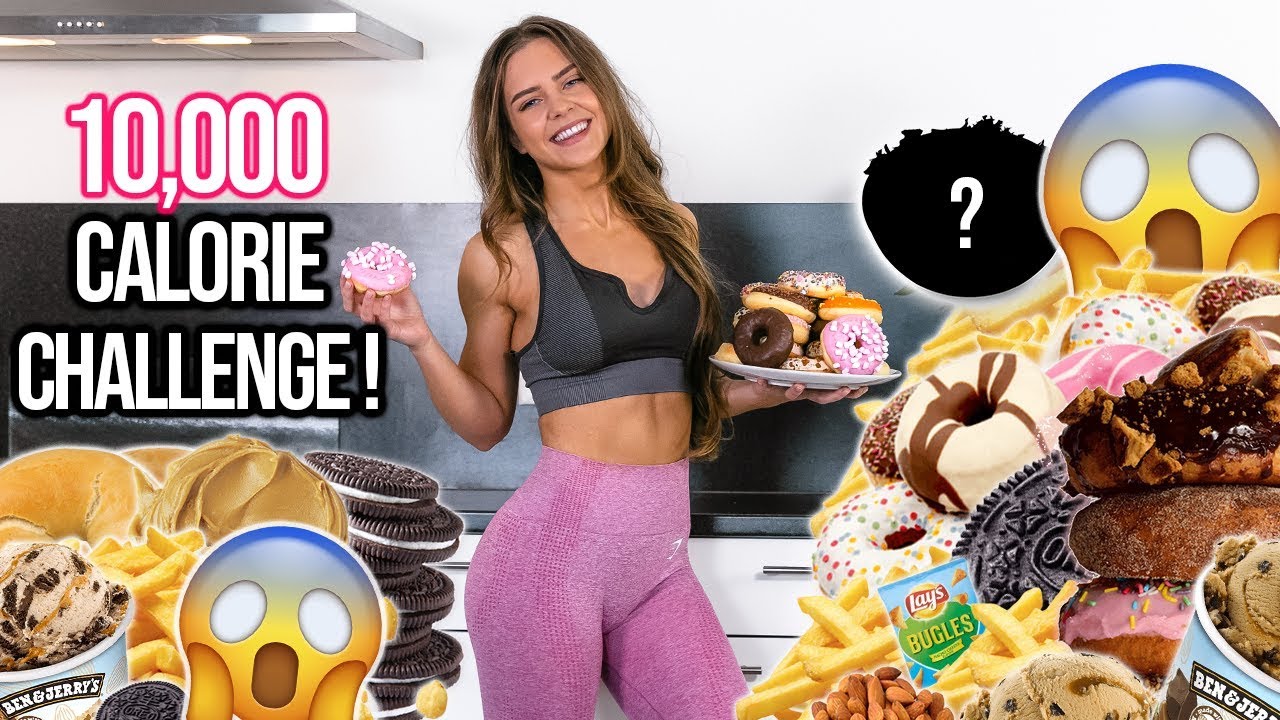 10,000 CALORIE CHALLENGE | GIRL VS FOOD