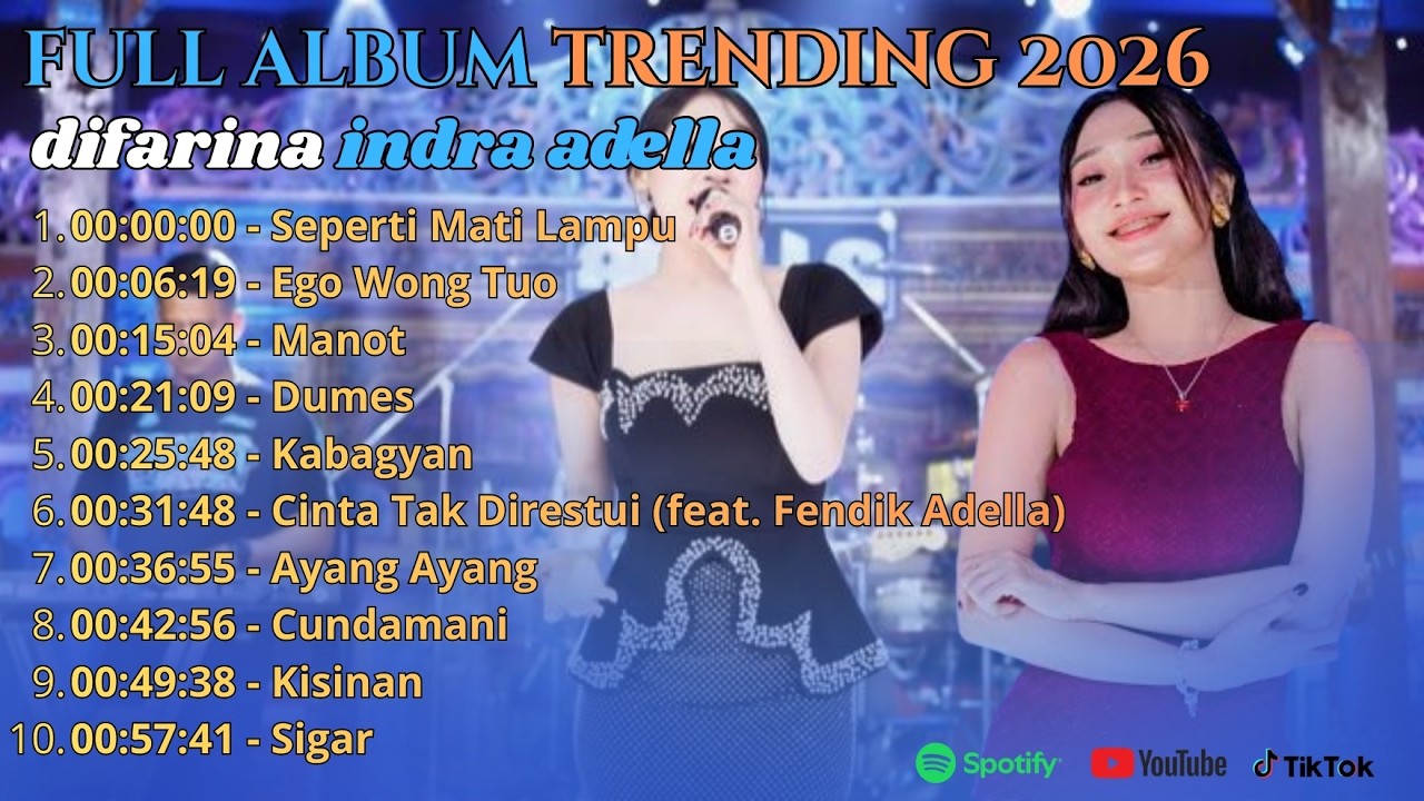DIFARINA INDRA ADELLA FULL ALBUM TERPOPULER 2026