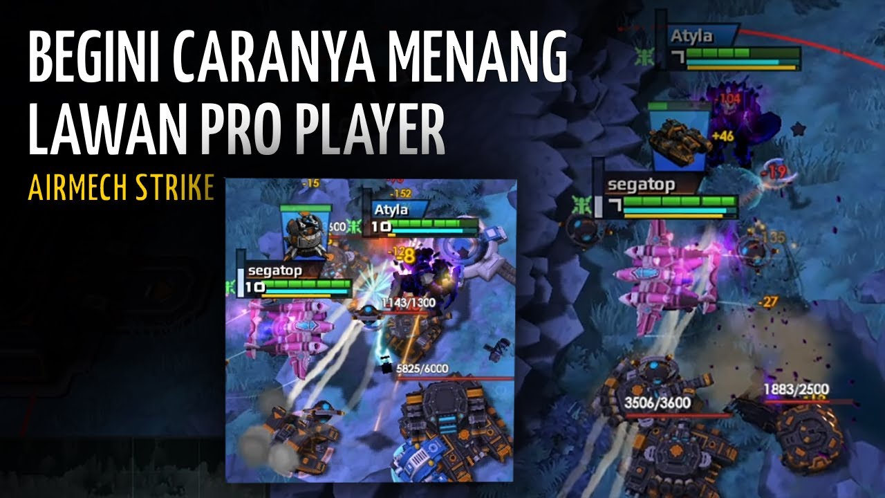 TOP GLOBAL SAMPAI KESULITAN - Game Perang Pesawat - Airmech Strike - Segatop vs Atyla