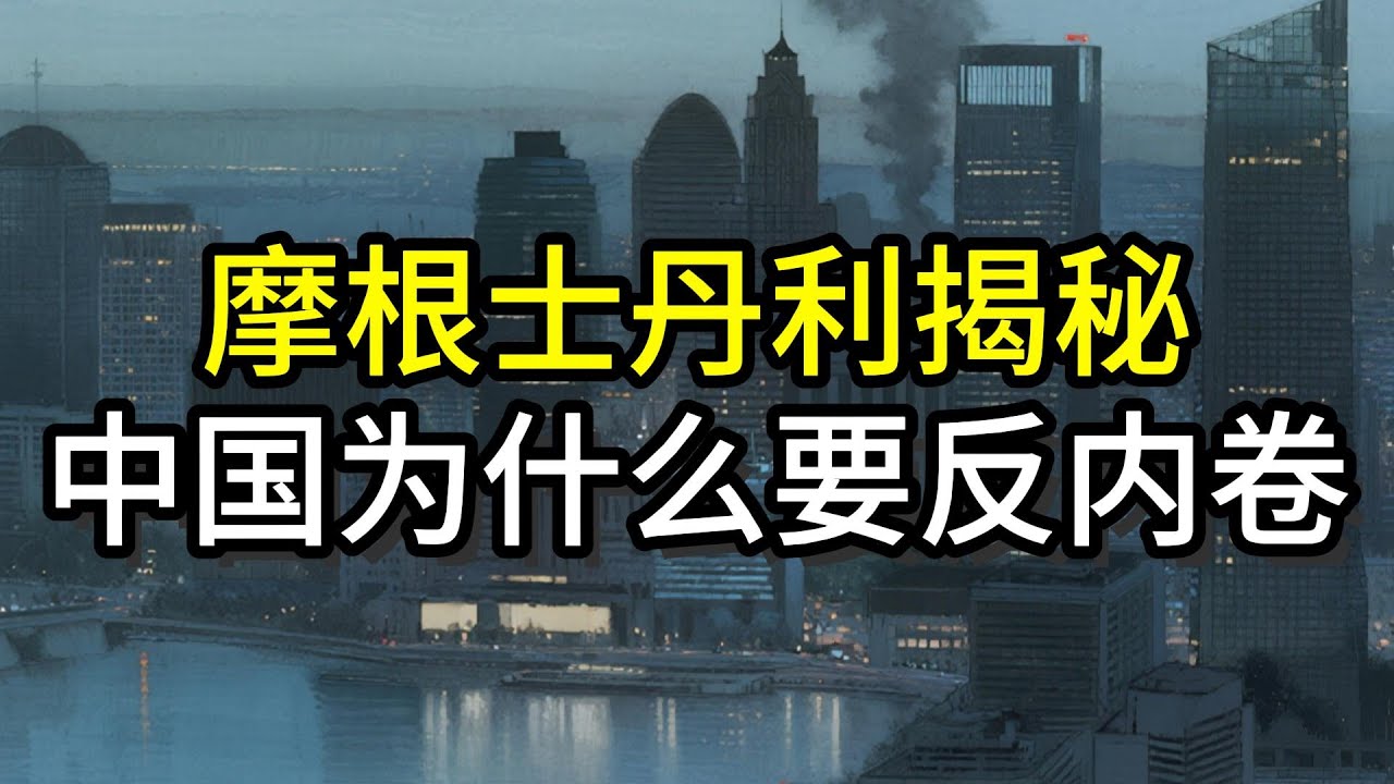 摩根士丹利揭秘，中国为什么要反内卷？丨中国经济丨反内卷丨财经丨供给侧改革丨产能过剩