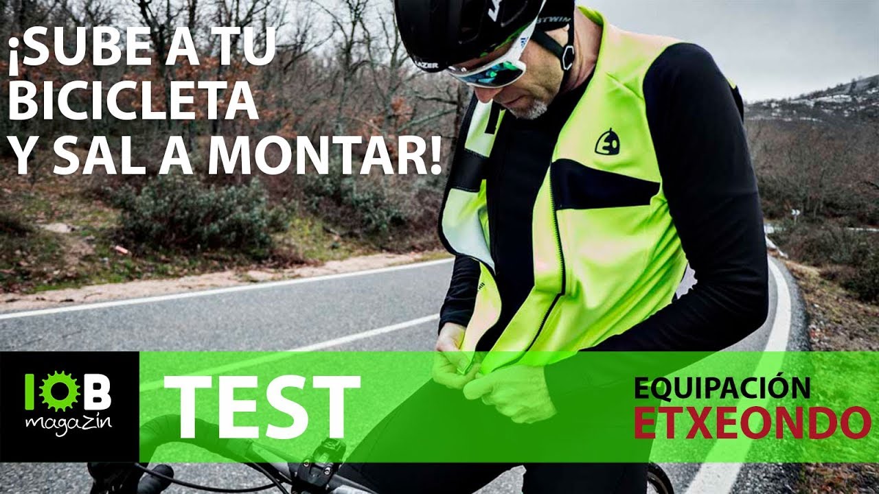 Equipaci&oacute;n Etxeondo, s&uacute;bete a tu bicicleta y sal a entrenar.