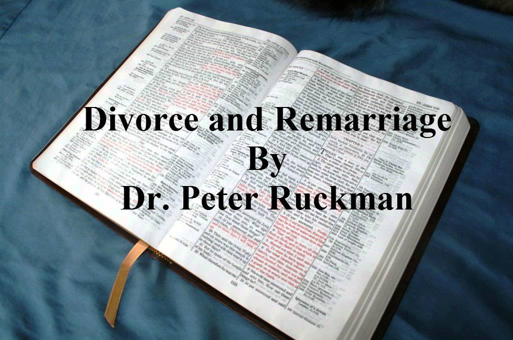 Divorce and Remarriage- Dr. Peter Ruckman