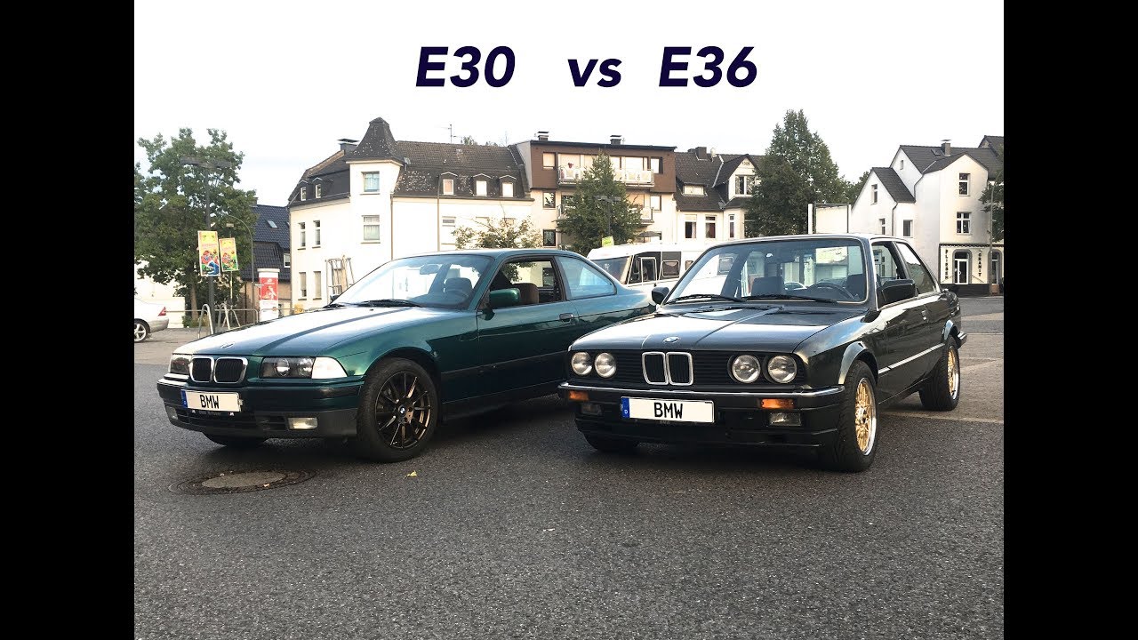BMW E30 vs BMW E36, BMW e30 gegen BMW e36 - The best ?