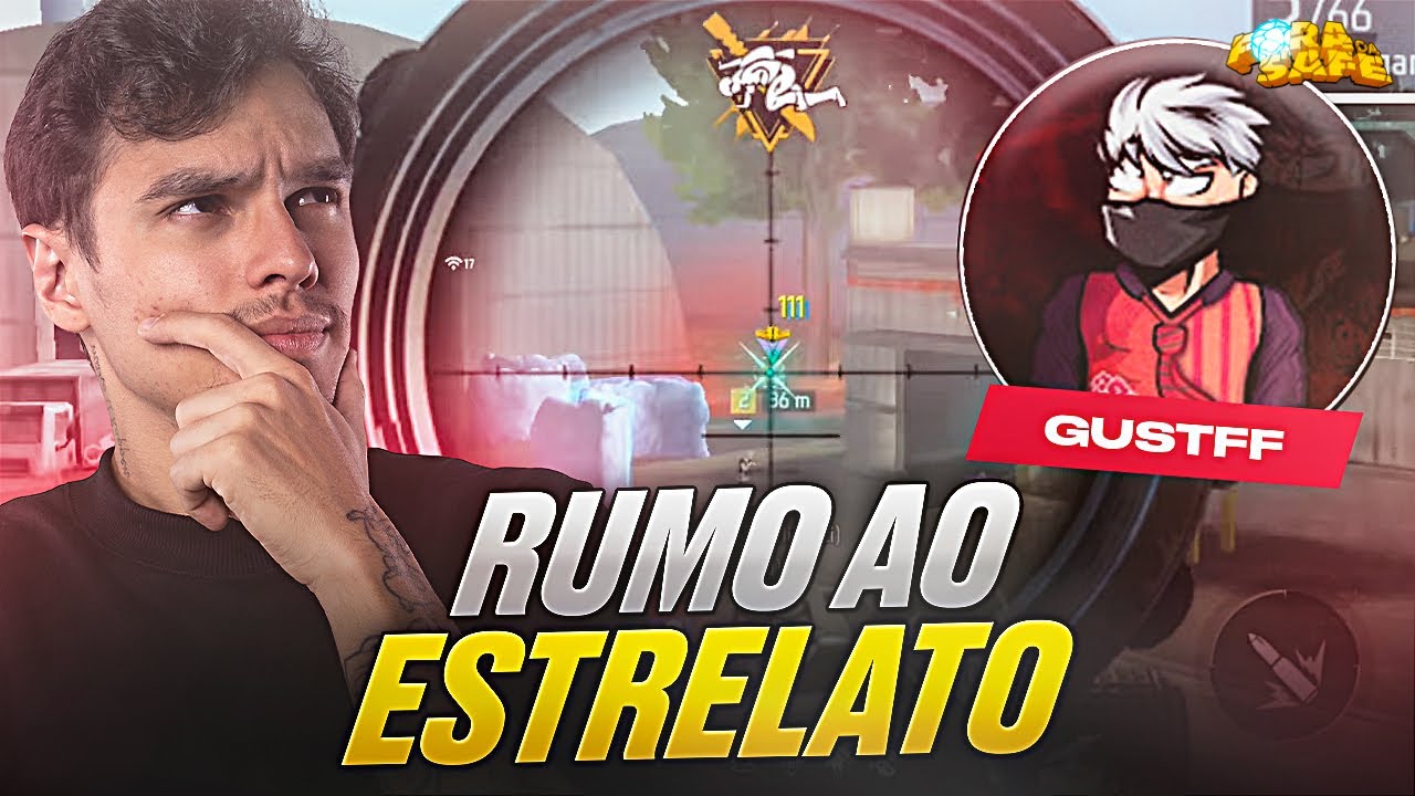 RUMO AO TOPO DO FREE FIRE - GUSTFF - COM CERTEZA JOGARIA MUITO NA LAFF!
