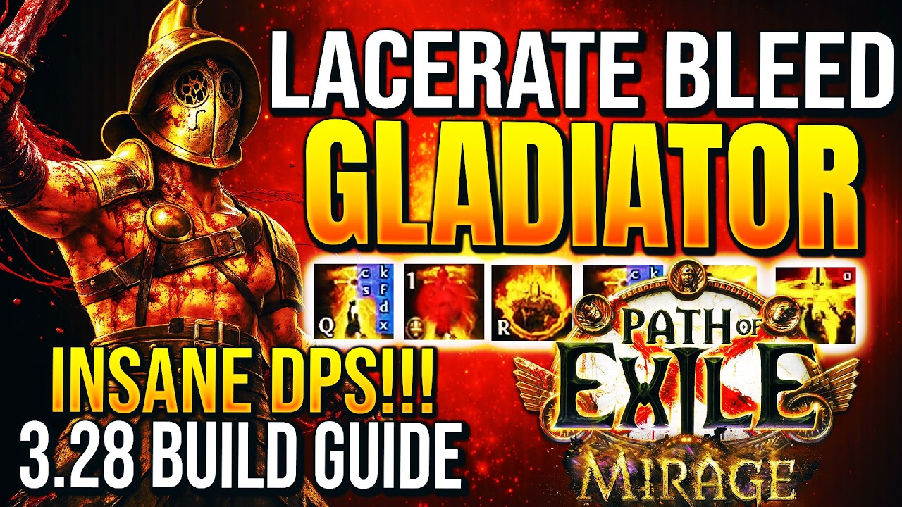 THIS BLEED LACERATE GLADIATOR BUILD IS S-TIER IN 3.28! POE Lacerate Build (NEW META)