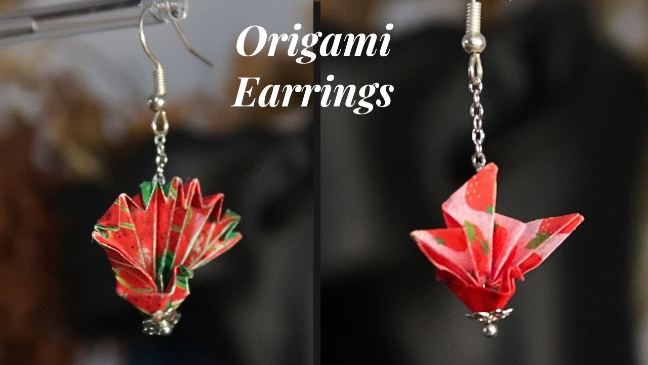How to Make Origami Earrings | Wearable Origami Art You Can Sell