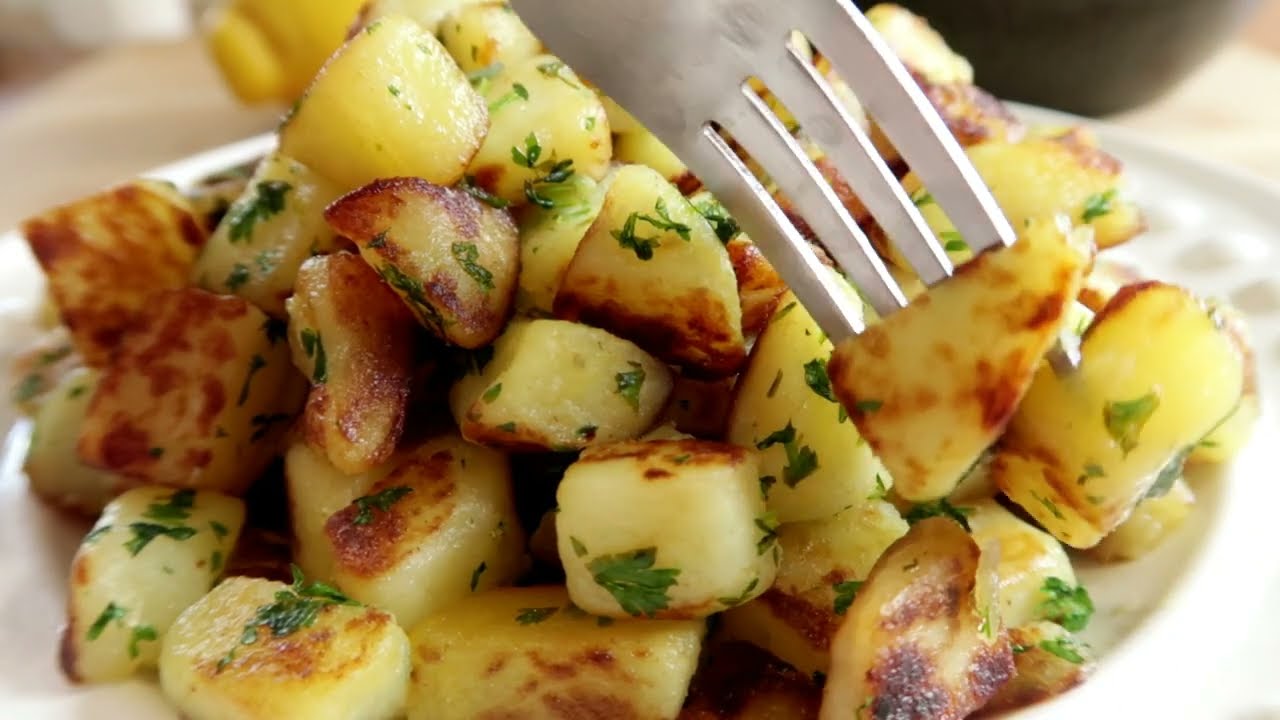 Так вкусно! Жареная картошка ! Легко и быстро