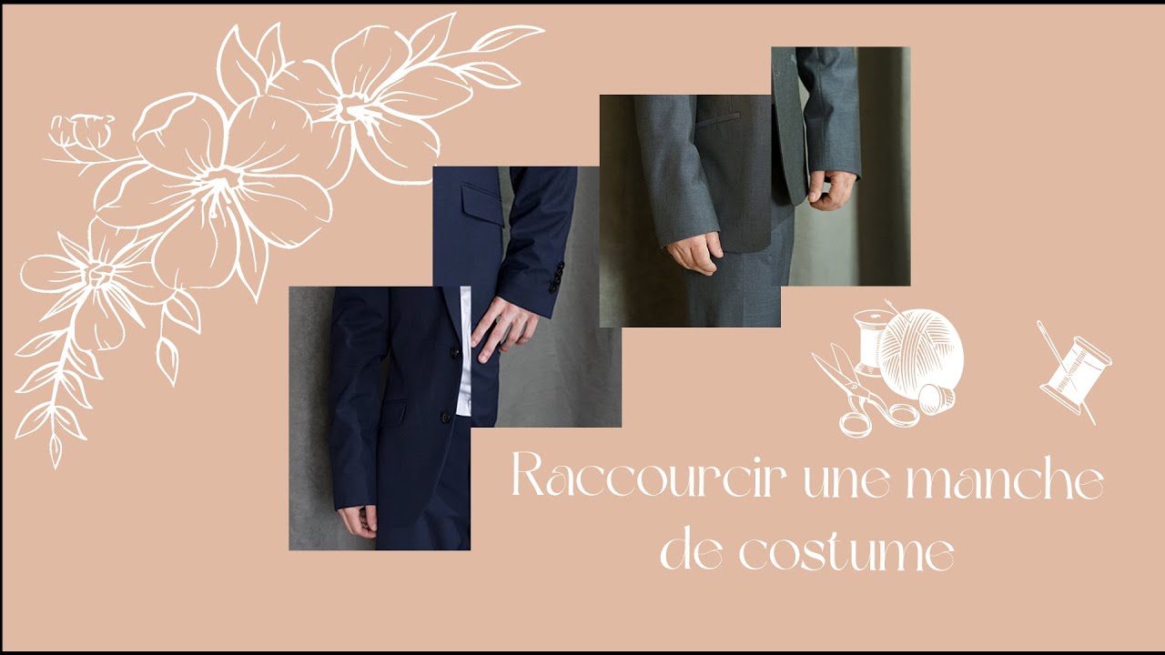 RACCOURCIR les MANCHES d'une veste de costume