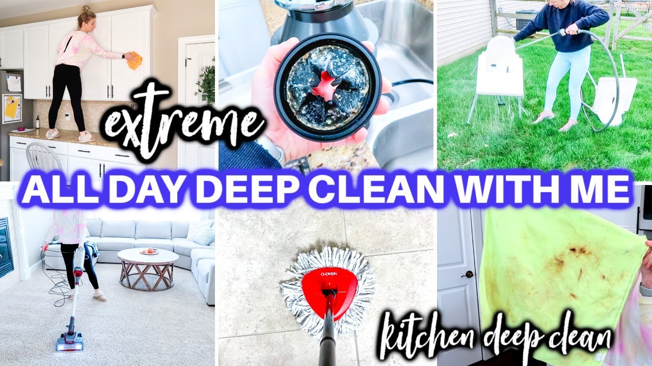 *EXTREME* CLEAN WITH ME 2021 | ALL DAY SPEED CLEANING MOTIVATION | CLEANING ROUTINE | DECLUTTER