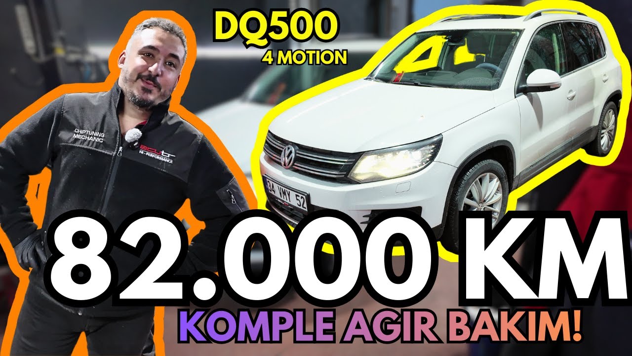 Volkswagen Tiguan 2.0 TDI | DQ500 Şanzıman + Ağır Bakım! Kavrama – Volant – Triger Hepsi Değişti!