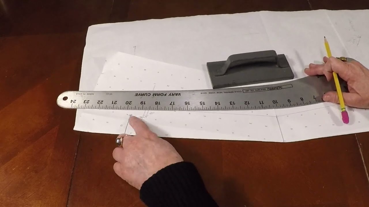 Basic Sleeve Draft with Elbow dart pt 4