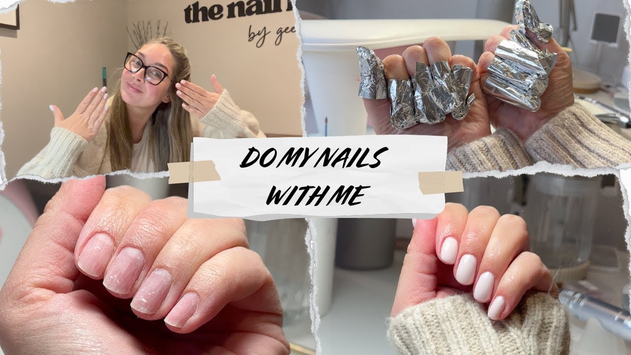 COME AND DO MY NAILS WITH ME | BUILDER GEL SOAK OFF | NAIL PREP | BUILDER GEL APPLICATION