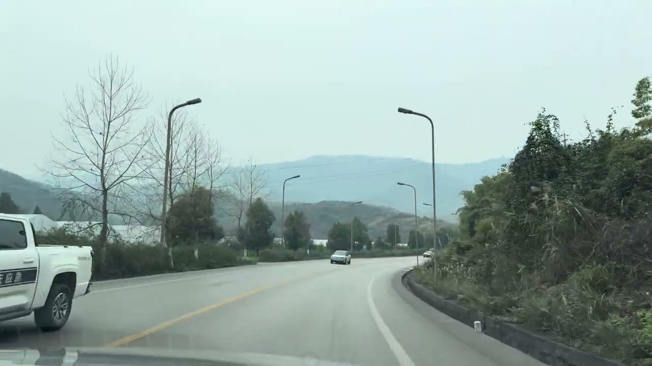 Chongqing Wansheng to Lianghe Town | 4K Quiet Driving | China Road Trip