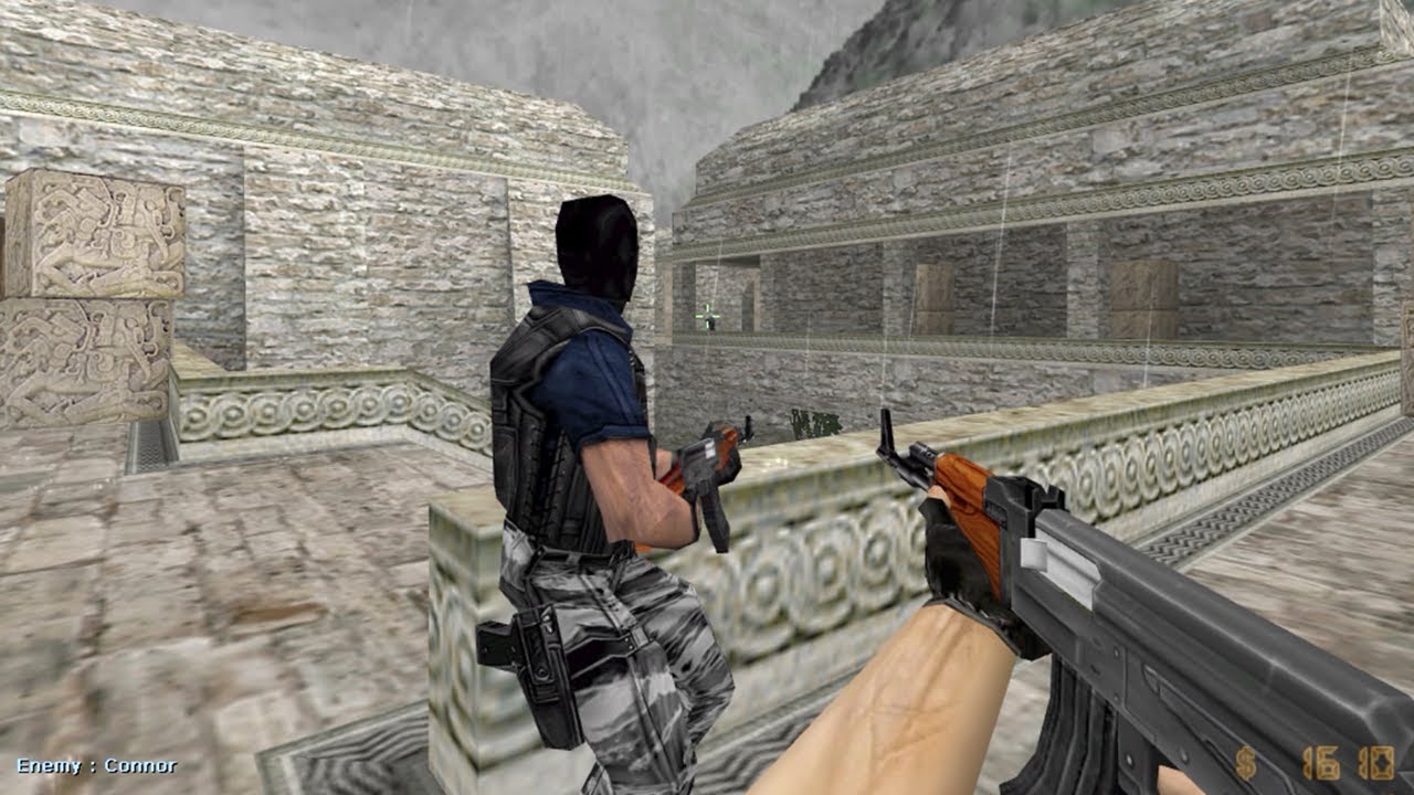 Counter-Strike 1.6 | de_aztec as T - Gameplay