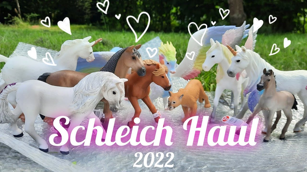 Mini Schleich 2022 Haul! || Schleich Review & Unboxing || Schleich Horses 2022 ||