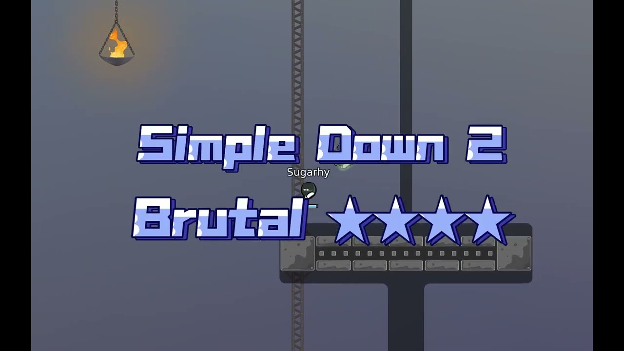 Teeworlds-Brutal 4-Simple Down 2-Rank 2-Run By Sugarhy＆坤坤