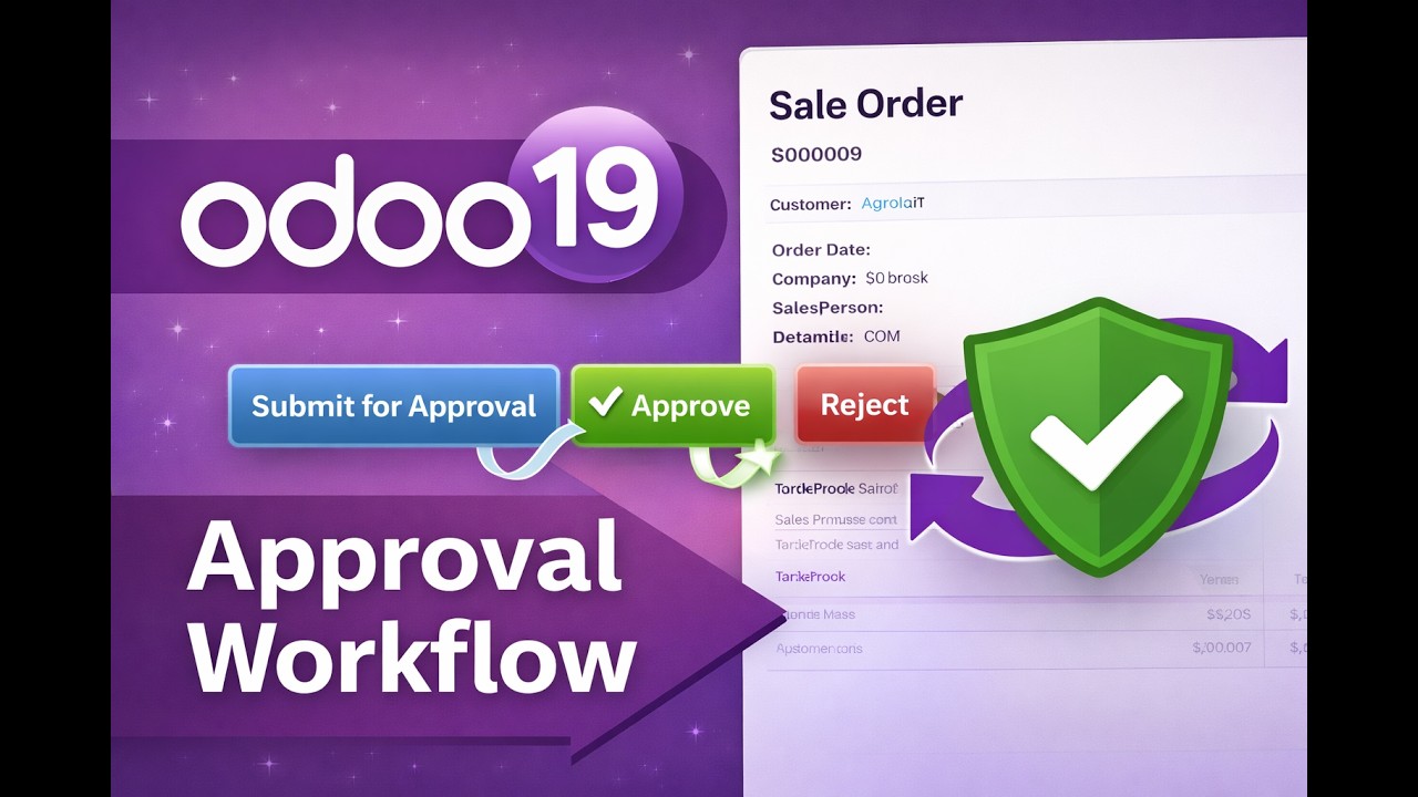 Расширенное руководство по Odoo 19: Рабочий процесс утверждения заказов на продажу