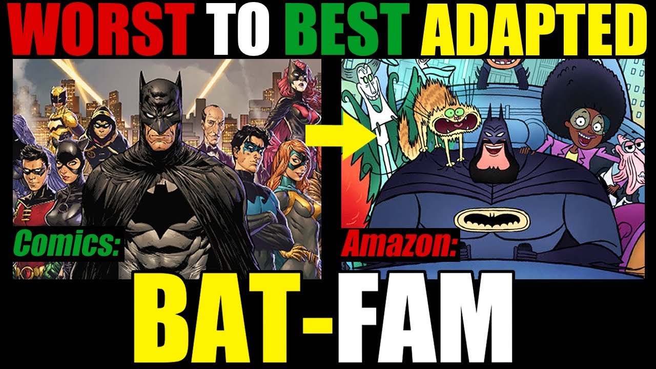Ranking Every Character in BAT-FAM by COMIC ACCURACY