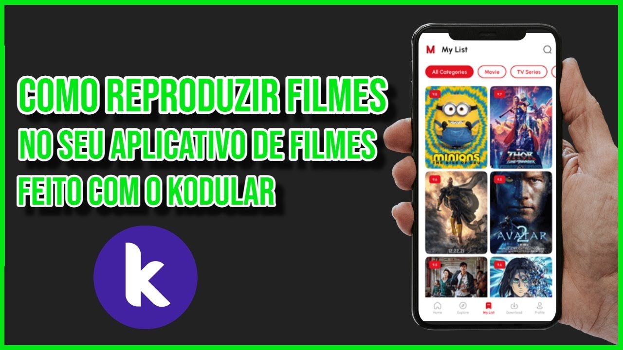 Criar App de Filmes e Séries - Novo Site para obter Filmes para adicionar no seu App