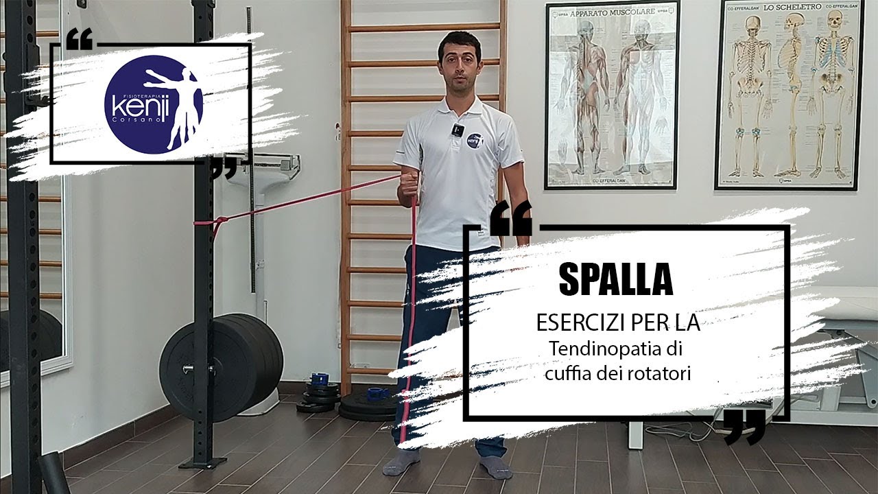 Tendinopatia cuffia dei rotatori - Programma di esercizi completo!