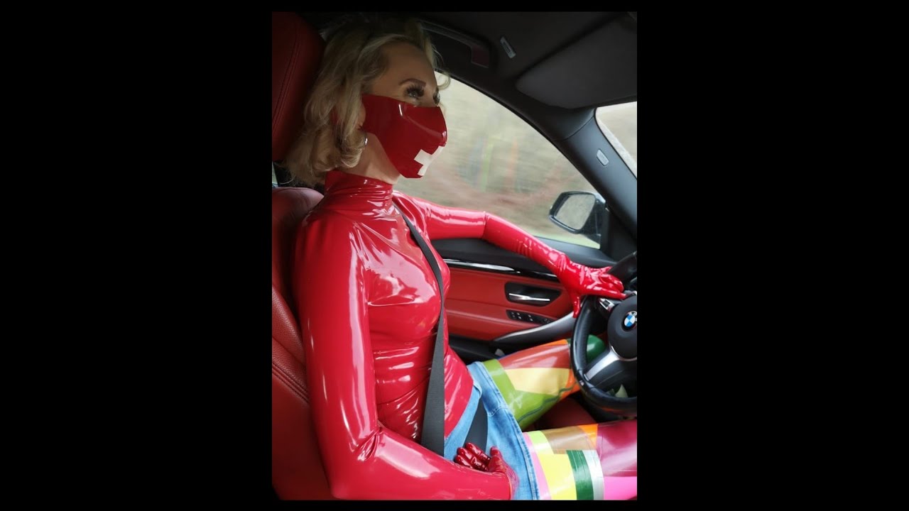 Latexmama’s COVID19 – Einkaufstag mit Latexmundschutz