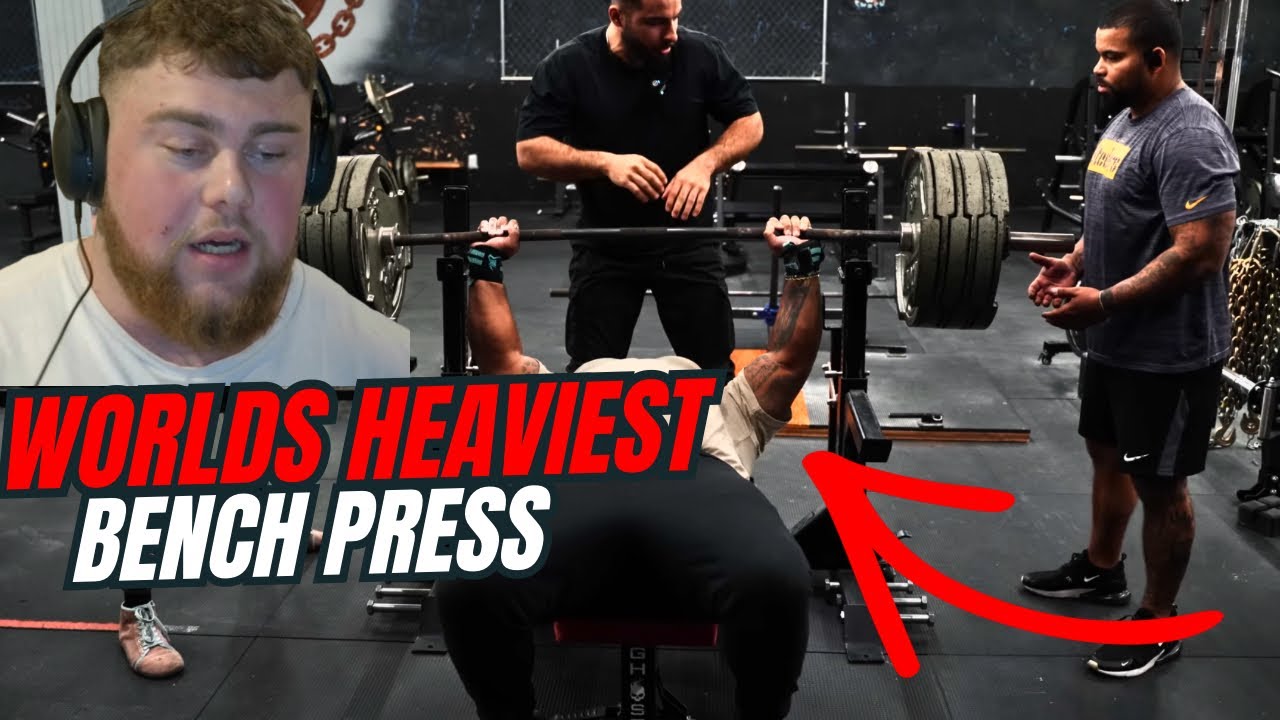 INSANE BENCH PRESS (Julius maddox reaction)