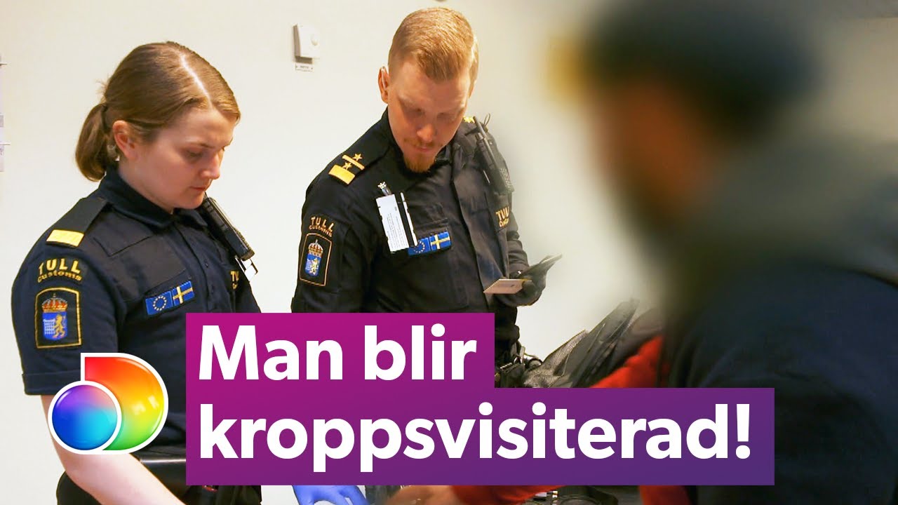 Man drogtestas efter att udda historia gör tullen misstänksam | Gränsbevakarna Sverige | discovery+