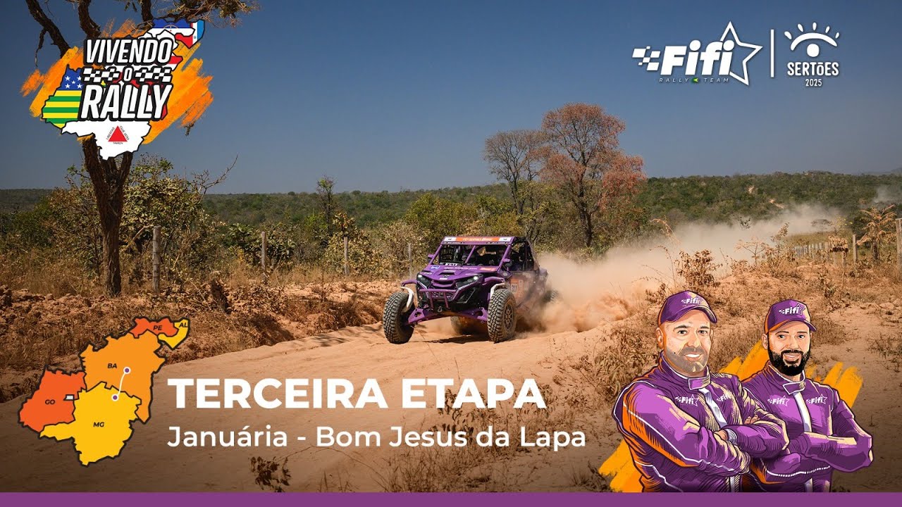 RALLY DOS SERTÕES 2025 AO VIVO E COM IMAGENS | ETAPA 3 | JANUÁRIA (MG) – BOM JESUS DA LAPA (BA)