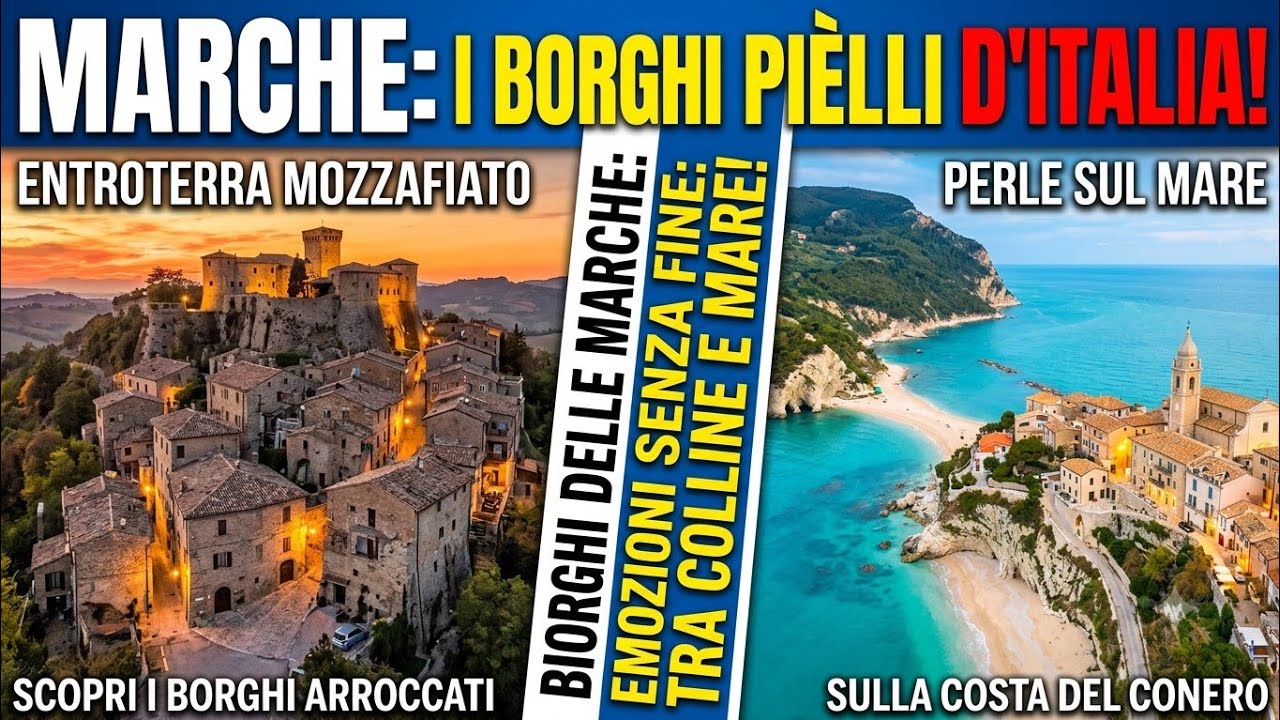 I BORGHI DELLE MARCHE (Exploring Magical Places in Italy You Never Knew! )
