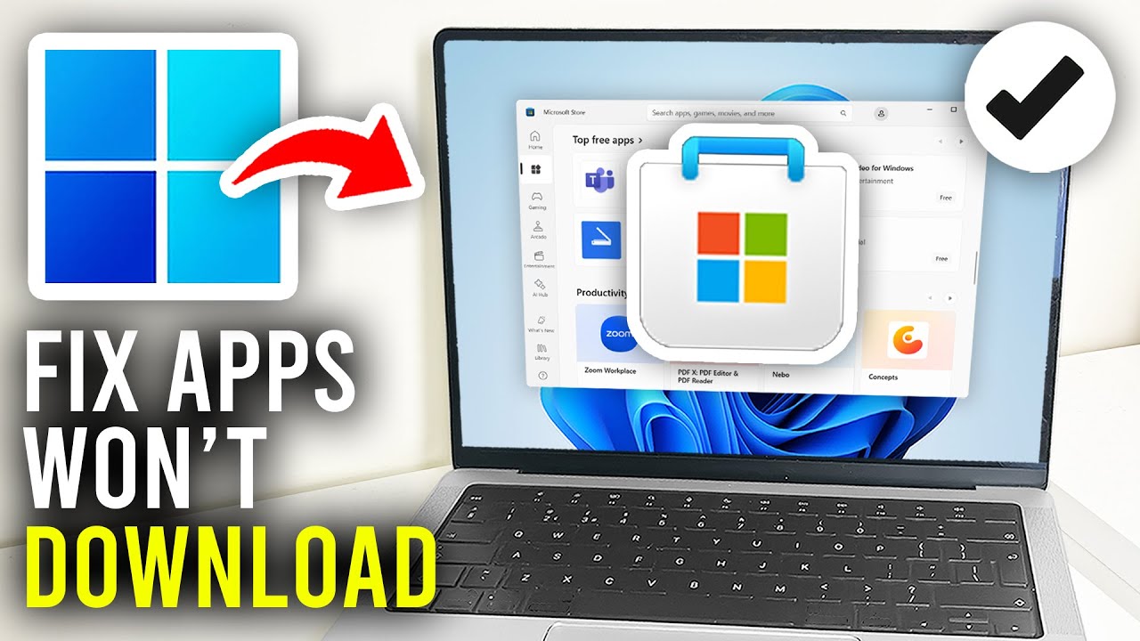How To Fix Microsoft Store Won't Download Apps Or Games - Full Guide