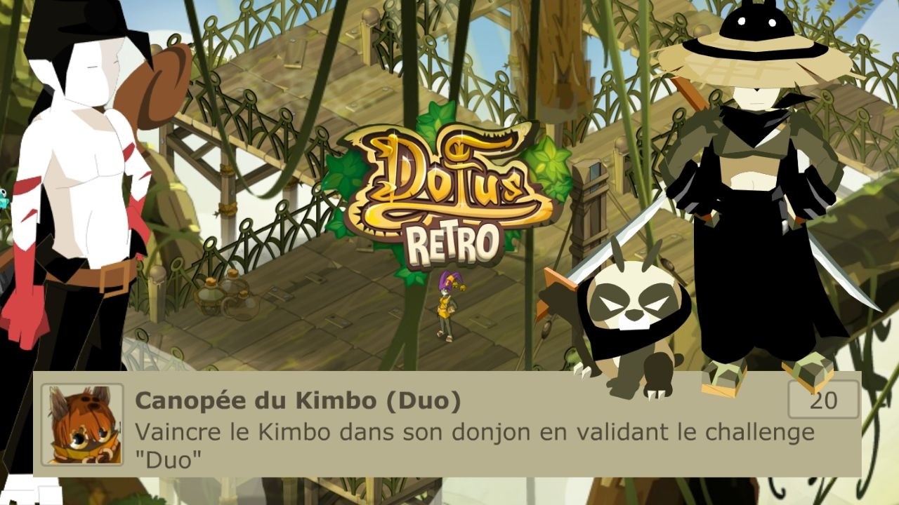 Dofus Rétro: Kimbo Duo, Panda + X