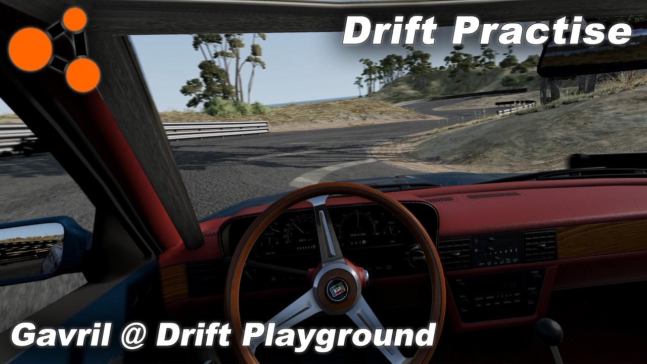 Practise in the Grand Marshal @ Drift Playground | BeamNG Drifting