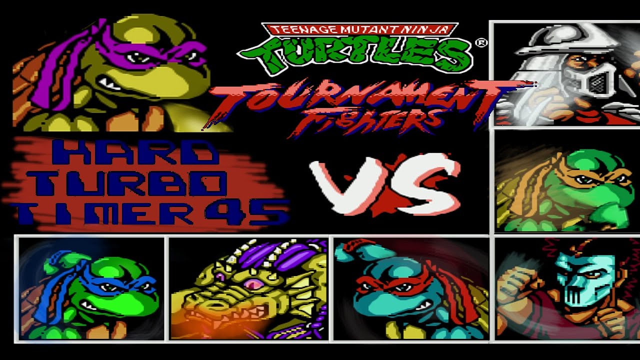 DON 🆚CPU (Hard/45sec) ✴ TMNT - TF ✴ Nintendo | 1080p HD 60fps
