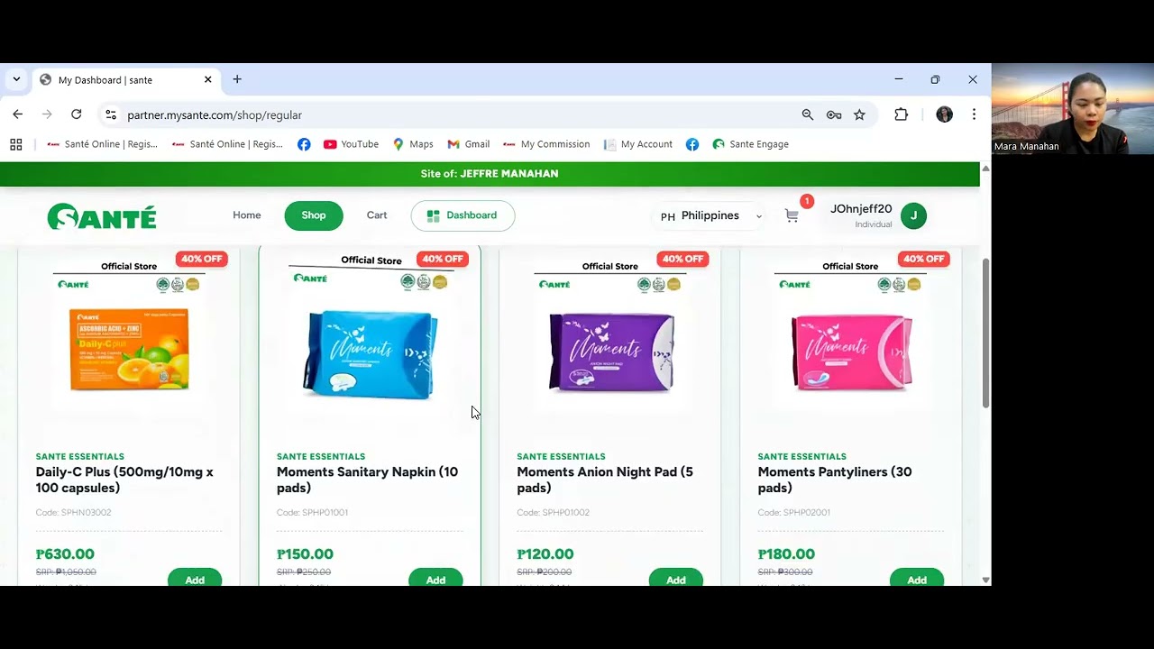 How to access your Sante Barley Account and How to place order?