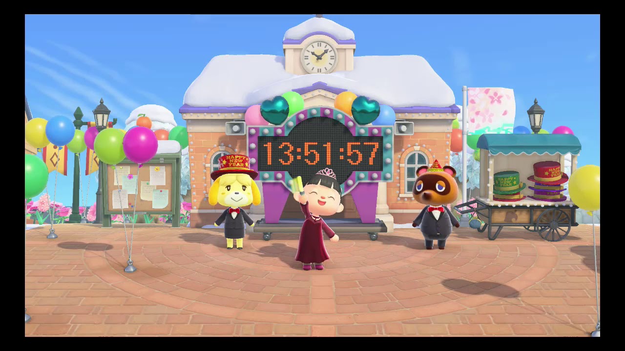Animal Crossing: New Horizons - Days 291+292: New Year's Eve Countdown & Happy New Year! (Part 126)