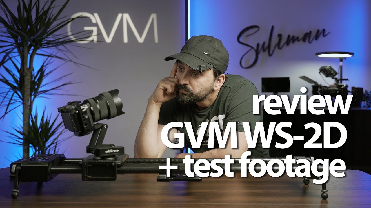 GVM WS-2D motorized camera slider  | affordable GVM camera slider with test footage.