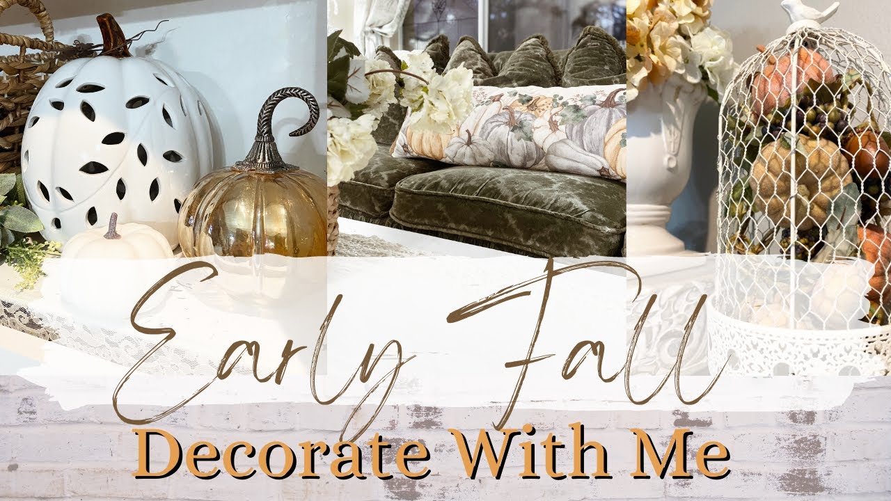 FALL DECORATE WITH ME 2021 ~ FALL DECORATING IDEAS ~ FALL HOME DECOR ~ Monica Rose