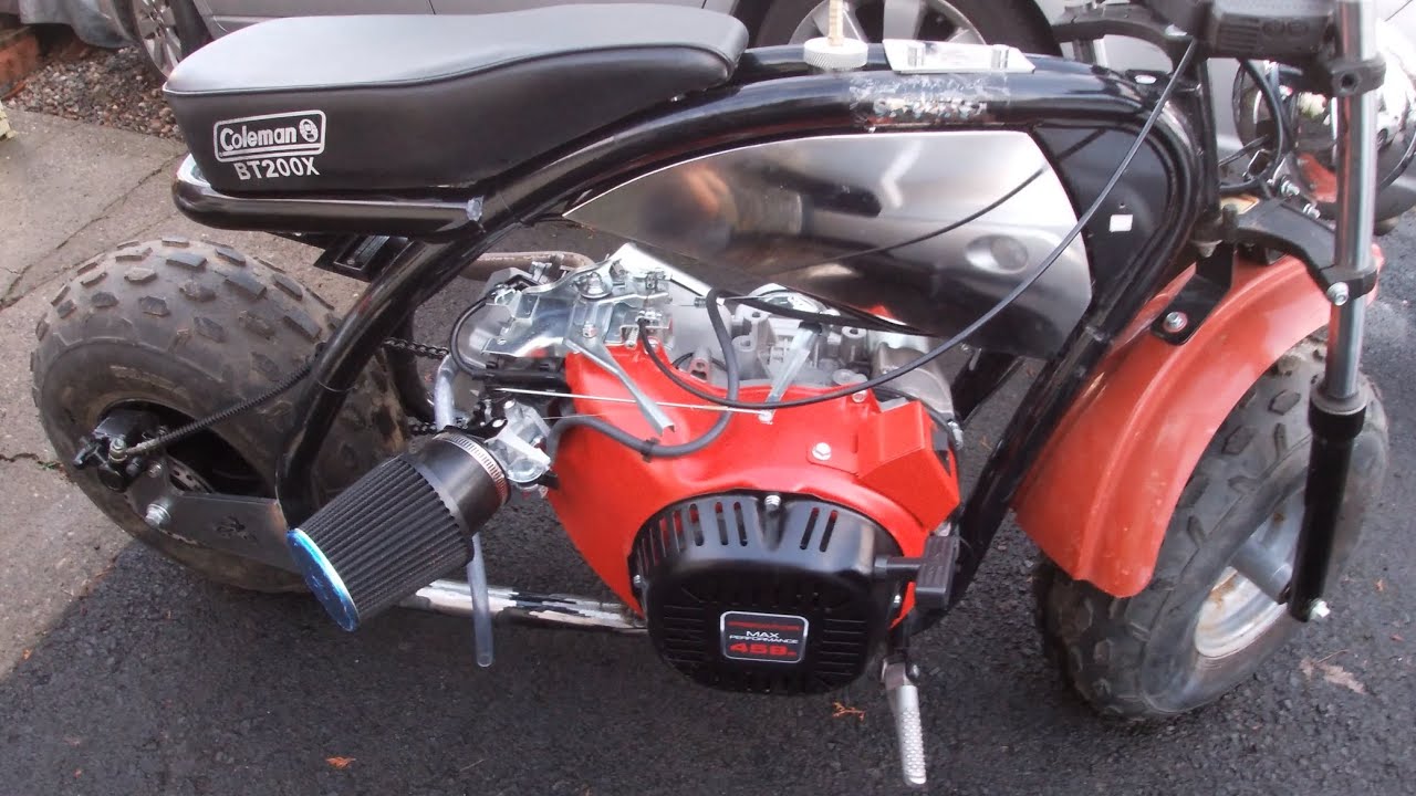 Coleman Bt200x Predator 459 Swap Final Finishing Touches and First Test Rip!! 
