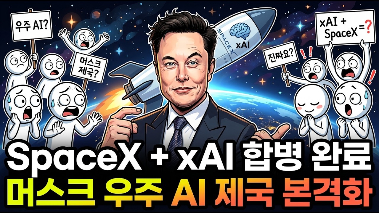 SpaceX + xAI 합병 완료, 일론 머스크의 1,700조짜리 도박과 우주 AI의 서막