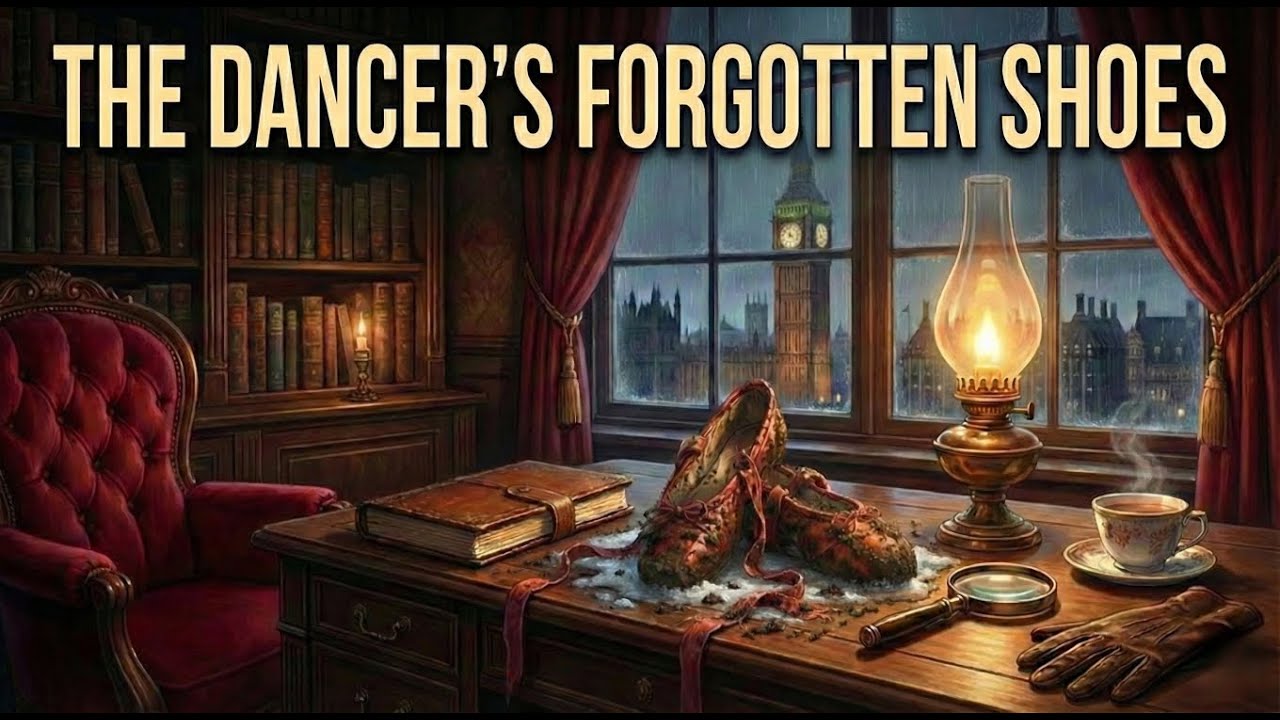The Cursed Red Shoes | Cozy Mystery Sleep Story | Rain & Thunder Sounds