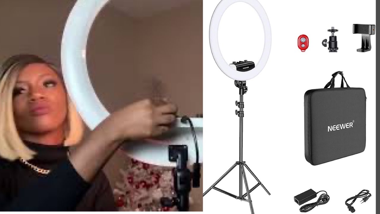 NEEWER ring light unboxing / review | Vlogmas day 5