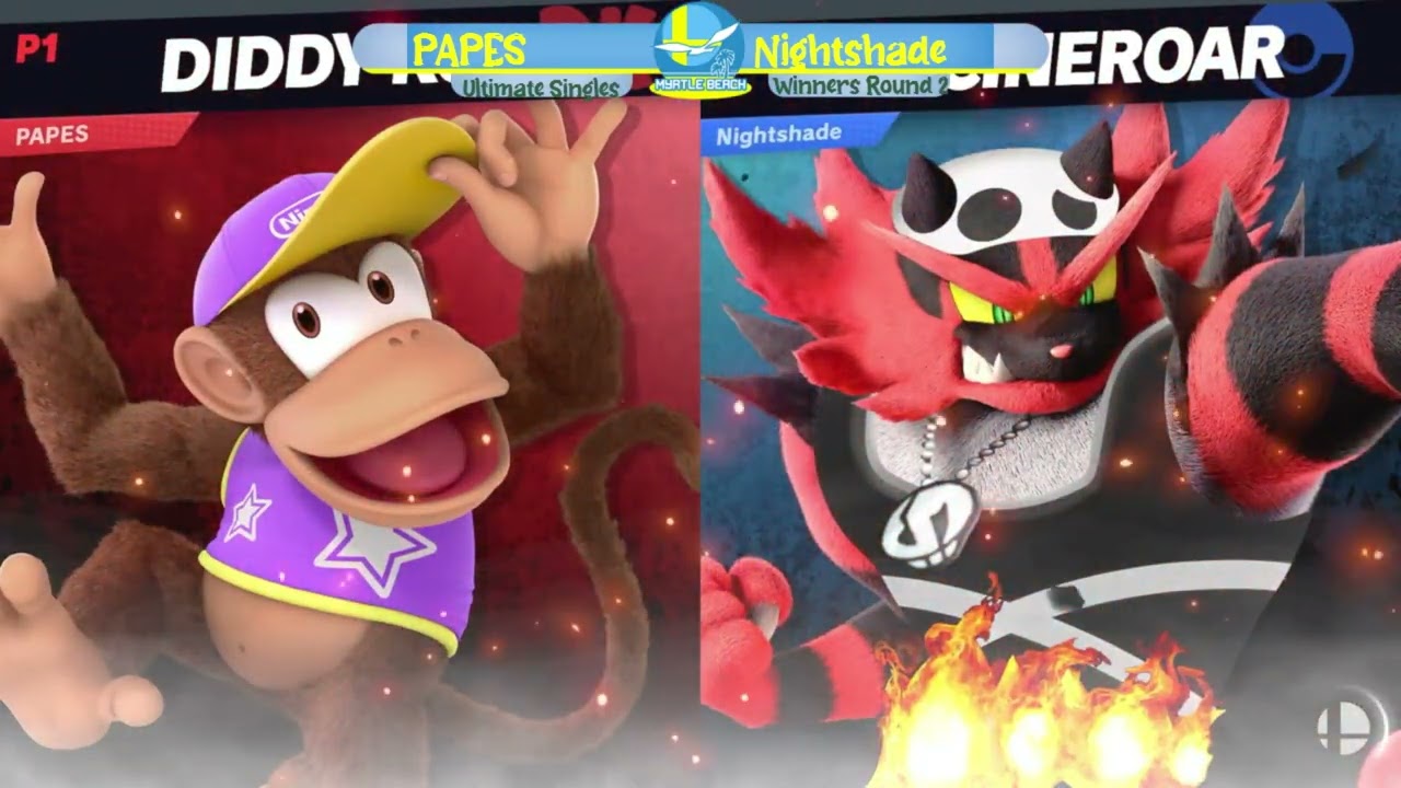 SocaSmash 171 Ultimate Singles: PAPES (Diddy Kong) vs Nightshade (Incineroar) Winners Round 2