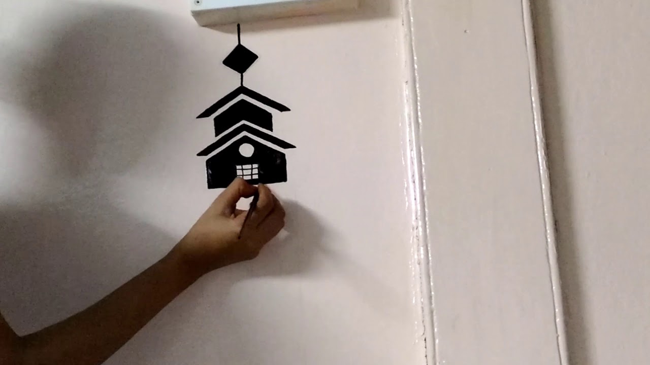 Wall Painting Using Acrylic Colours DIY