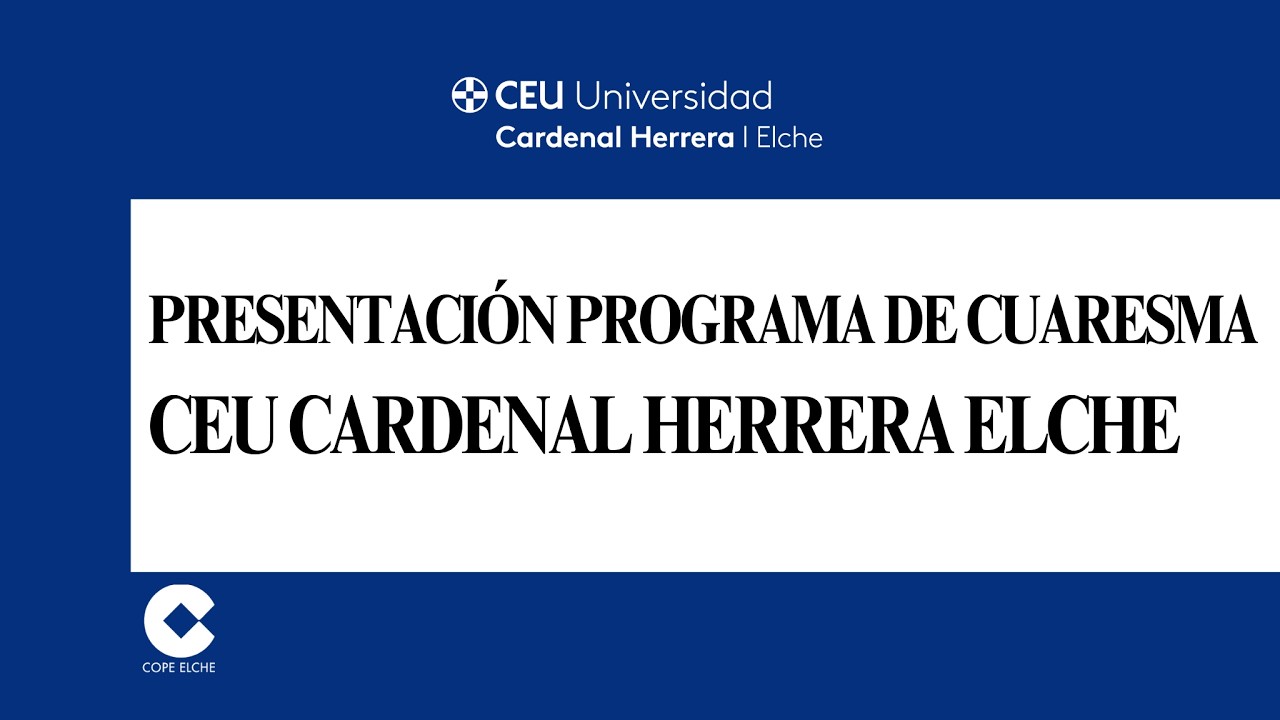 🔴DIRECTO🔴 Nuria Andreu - Responsable de Acción Social y Voluntariado CEU CARDENAL HERRERA