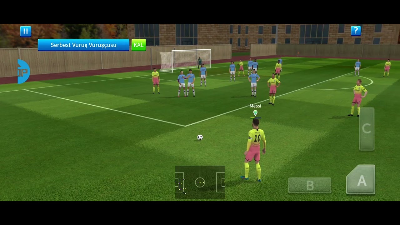DLS 19 Messi Freekick Antrenmanı Çok Eğlenceliydi 😂 ( sende eğlendinimi ? )
