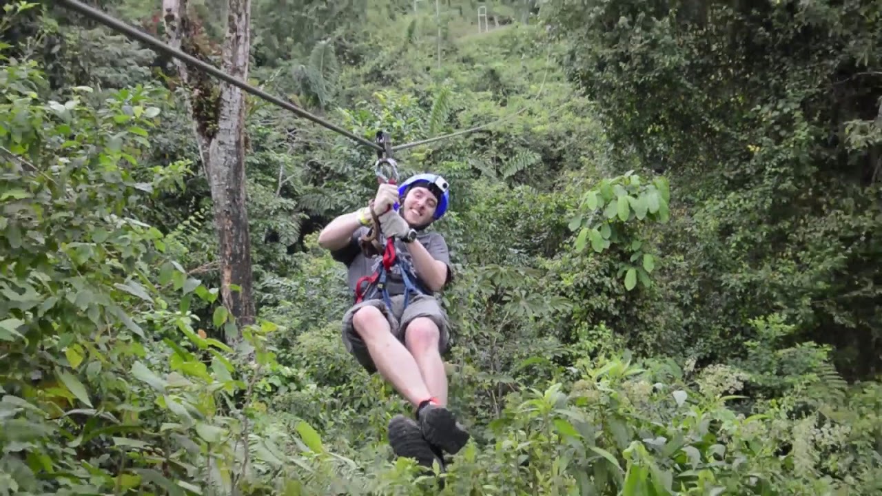 Costa Rica Zip Lining at Arenal Mundo Aventura AMA Xtreme