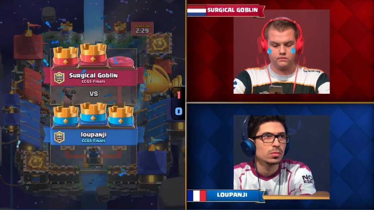 [GG] Surgical Goblin Vs Loupanji | Clash Royale Crown Championship EU Fall 2017 Finals