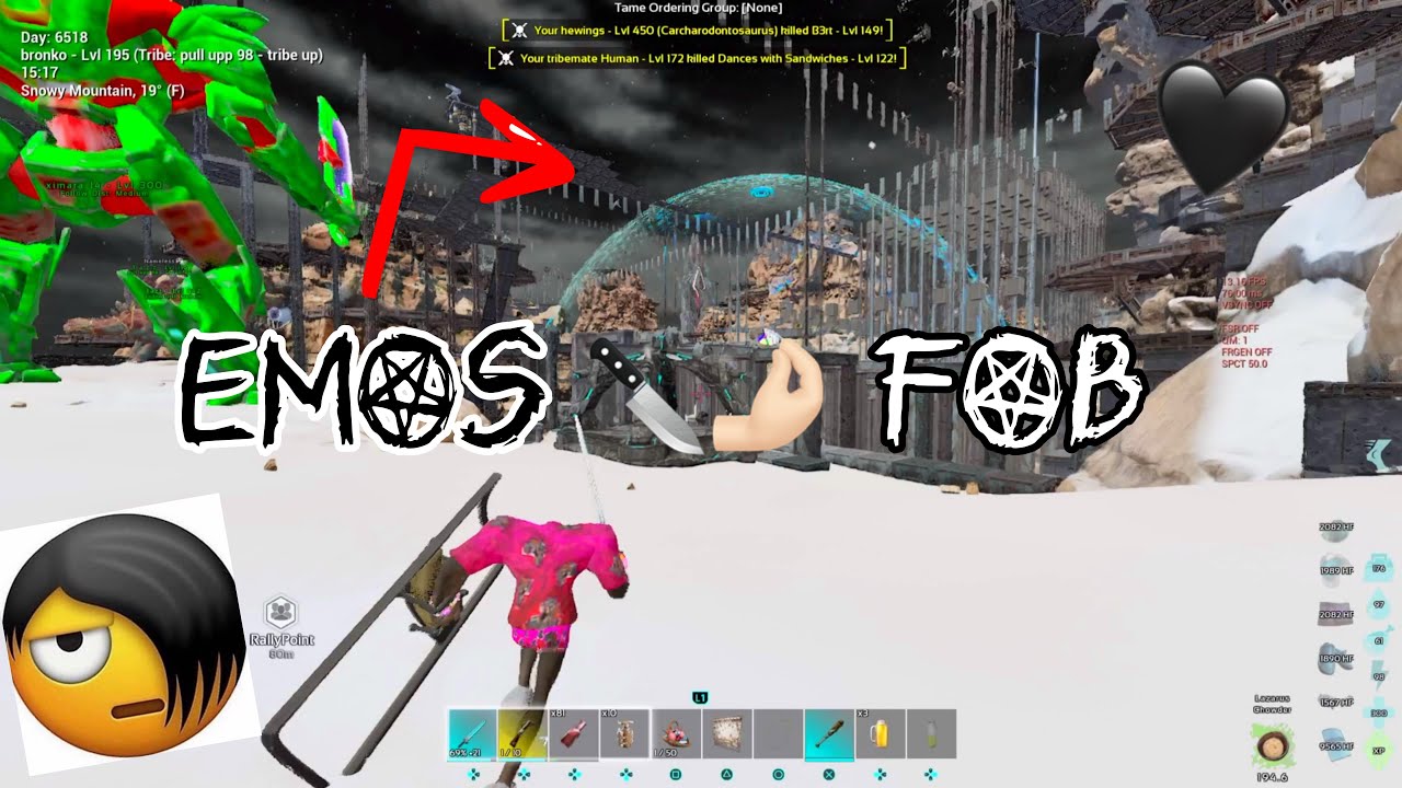 FOBBING Enemies with the Most EMO Alliance on ARK!! | Ark Survival Ascended | Official PvP