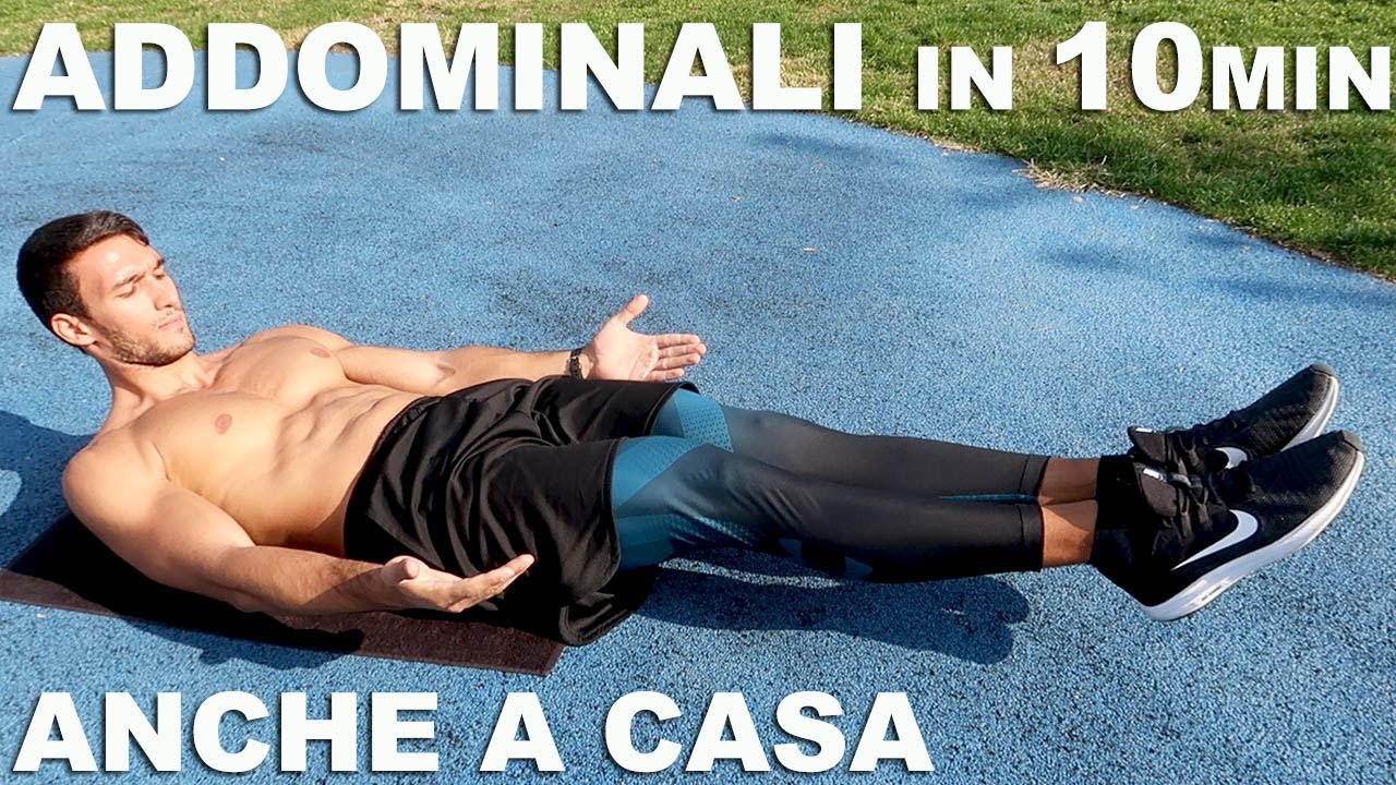 CIRCUITO ADDOME A CASA IN 10 MINUTI! ADDOMINALI DEFINITI E RESISTENTI SENZA ATTREZZI!