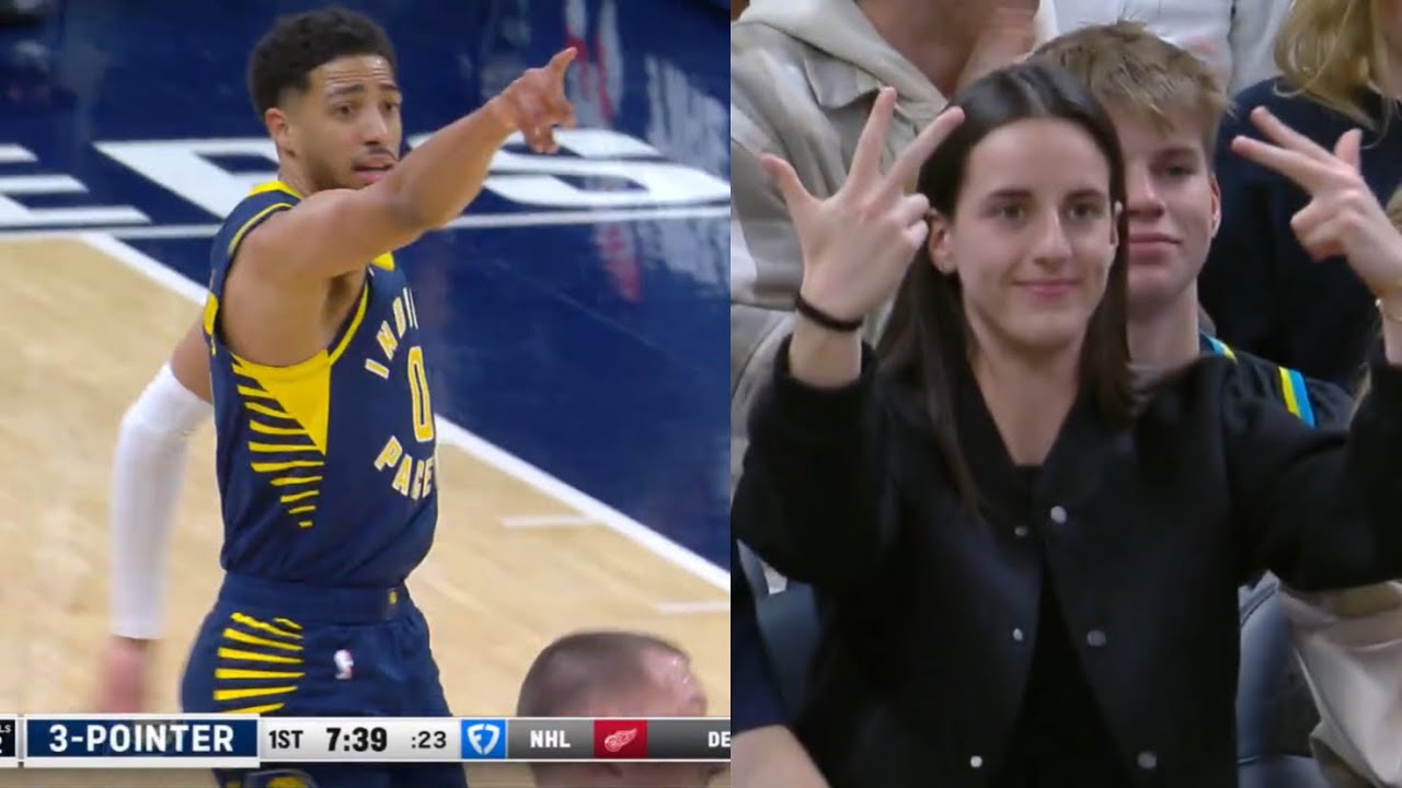 Tyrese Haliburton shocks Caitlin Clark after he became prime Steph Curry 😨